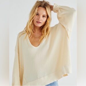 We The Free Buttercup Oversized Thermal Top